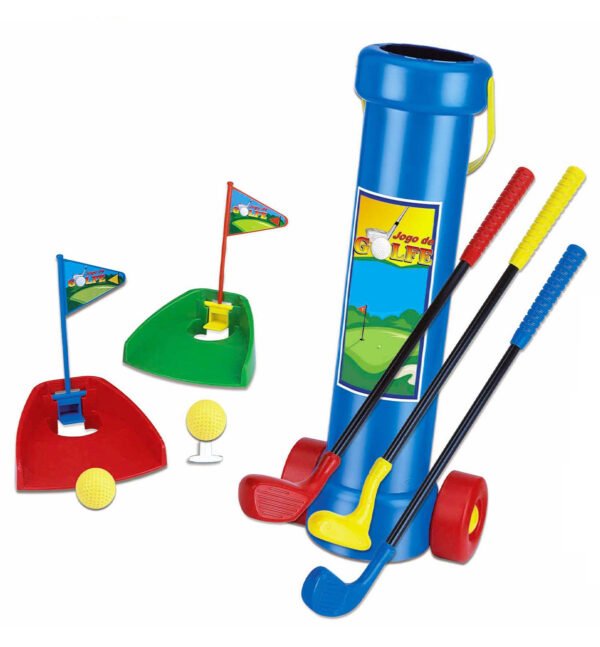 Jogo de Golfe - Sacola com carrinho